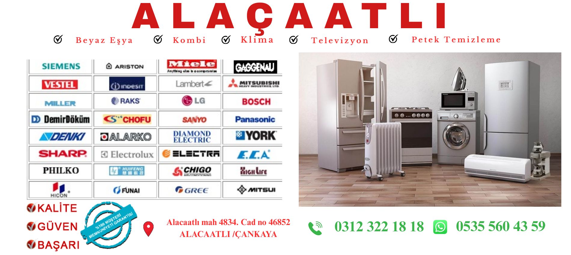 Alacaatlı Beyaz Eşya